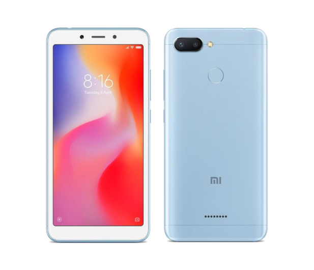 Xiaomi Redmi 6 3/32GB Dual SIM LTE Blue - 437416 - zdjęcie